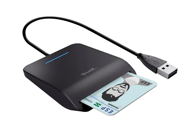 trust-lecteur-de-carte-dni-usb-lecteur-de-carte-d-identit-puce-fips-201-iso-7816 image 1
