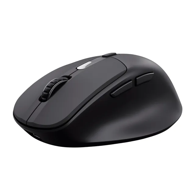 trust-zevo-souris-sans-fil-multi-appareils-recharge-ultra-rapide-noire-bluetooth image 1