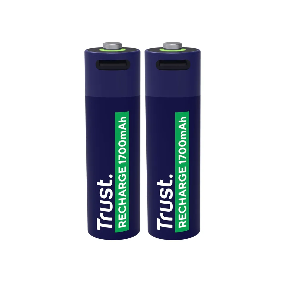 trust-piles-aa-rechargeables-usb-c-1700-mah-lot-de-2-accus-haute-capacit-avec-po image 1