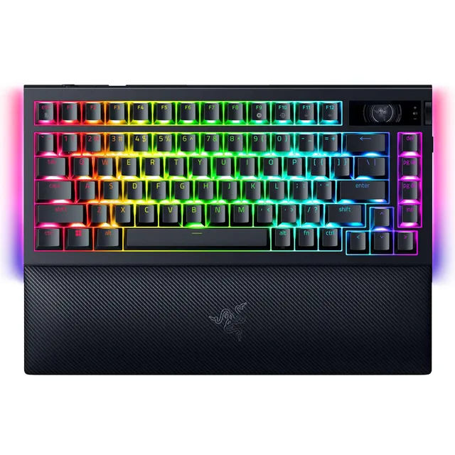 razer-blackwidow-v4-pro-75-clavier-gaming-sans-fil-hot-swap-cran-oled-razer-comm image 1