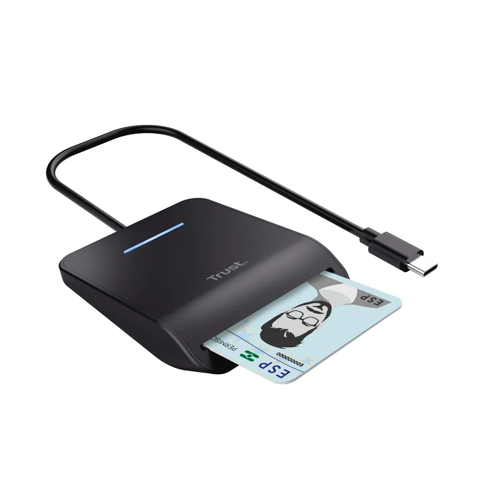 trust-lecteur-de-carte-dni-usb-c-lecteur-de-cartes-puce-d-identification-conform image 1