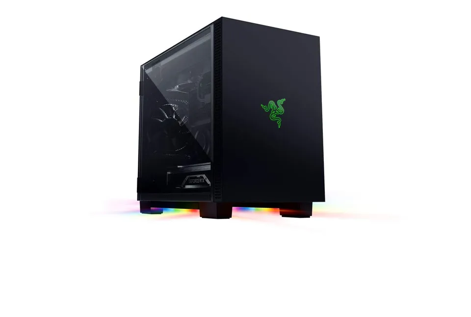 razer-tomahawk-mini-itx-bo-tier-pc-gamer-avec-razer-chroma-rgb-double-porte-en-v image 1