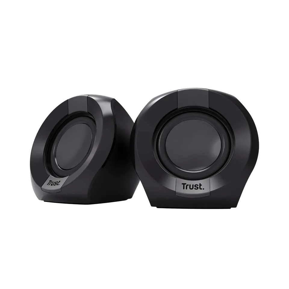 trust-polo-enceintes-pc-2-0-compactes-8-w-4-w-rms-alimentation-usb-jack-aux-3-5- image 1