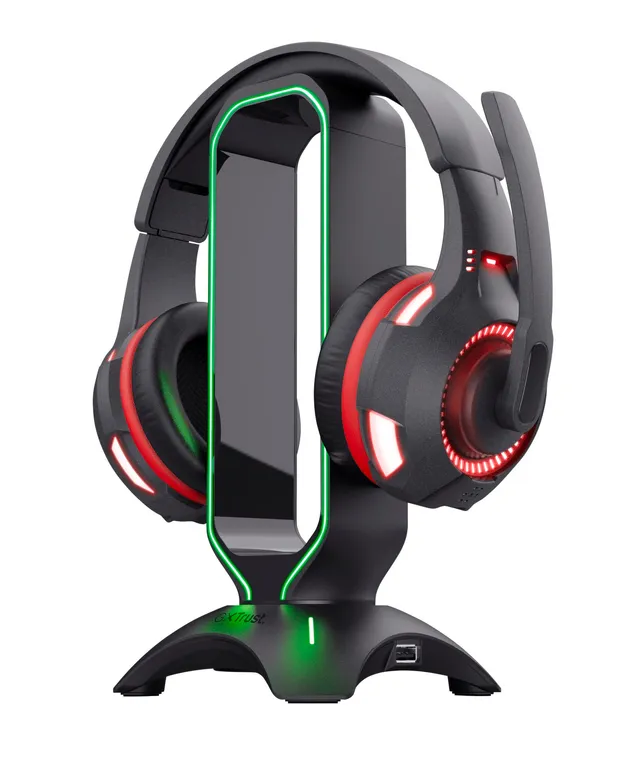 trust-gxt-265-cintar-support-pour-casque-gamer-rgb-avec-2-ports-usb-noir image 1