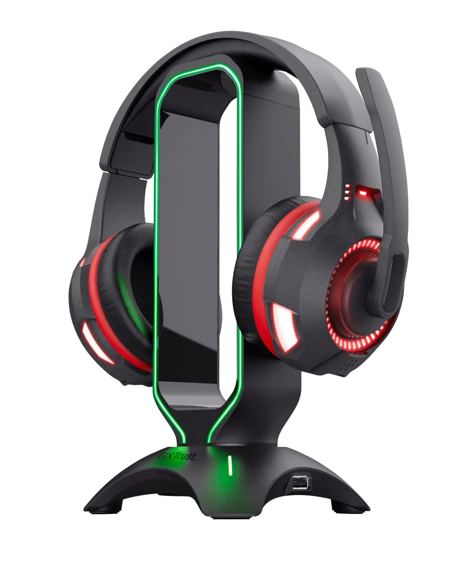 trust-gxt-265-cintar-support-pour-casque-gamer-rgb-avec-2-ports-usb-noir image 1