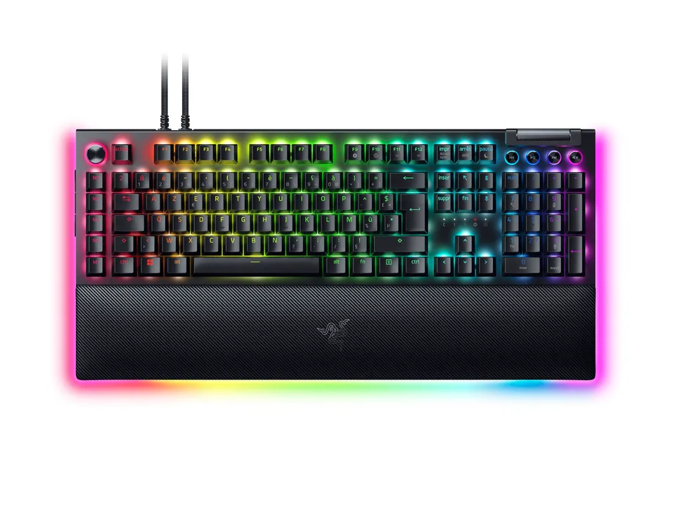 razer-blackwidow-v4-pro-switches-jaune-clavier-gamer-m-canique-azerty-avec-snap- image 1