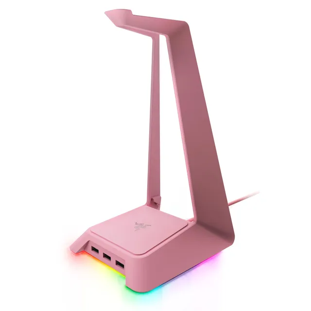 razer-base-station-chroma-quartz-support-de-casque-gamer-avec-hub-usb-3-ports-et image 1