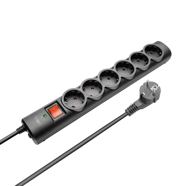 trust-multiprise-lectrique-6-prises-parafoudre-avec-c-ble-1-8-m-et-interrupteur- image 1
