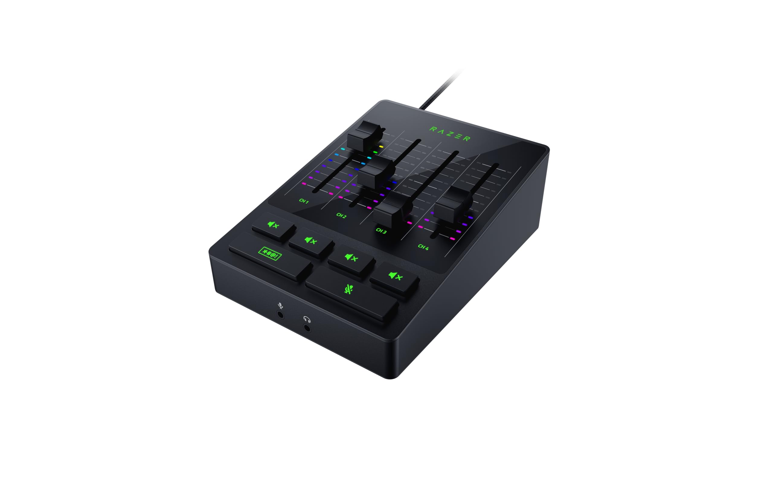 razer-audio-mixer-rz19-03860100-r3m1-mixeur-analogique-4-canaux-avec-entr-e-xlr- image 2