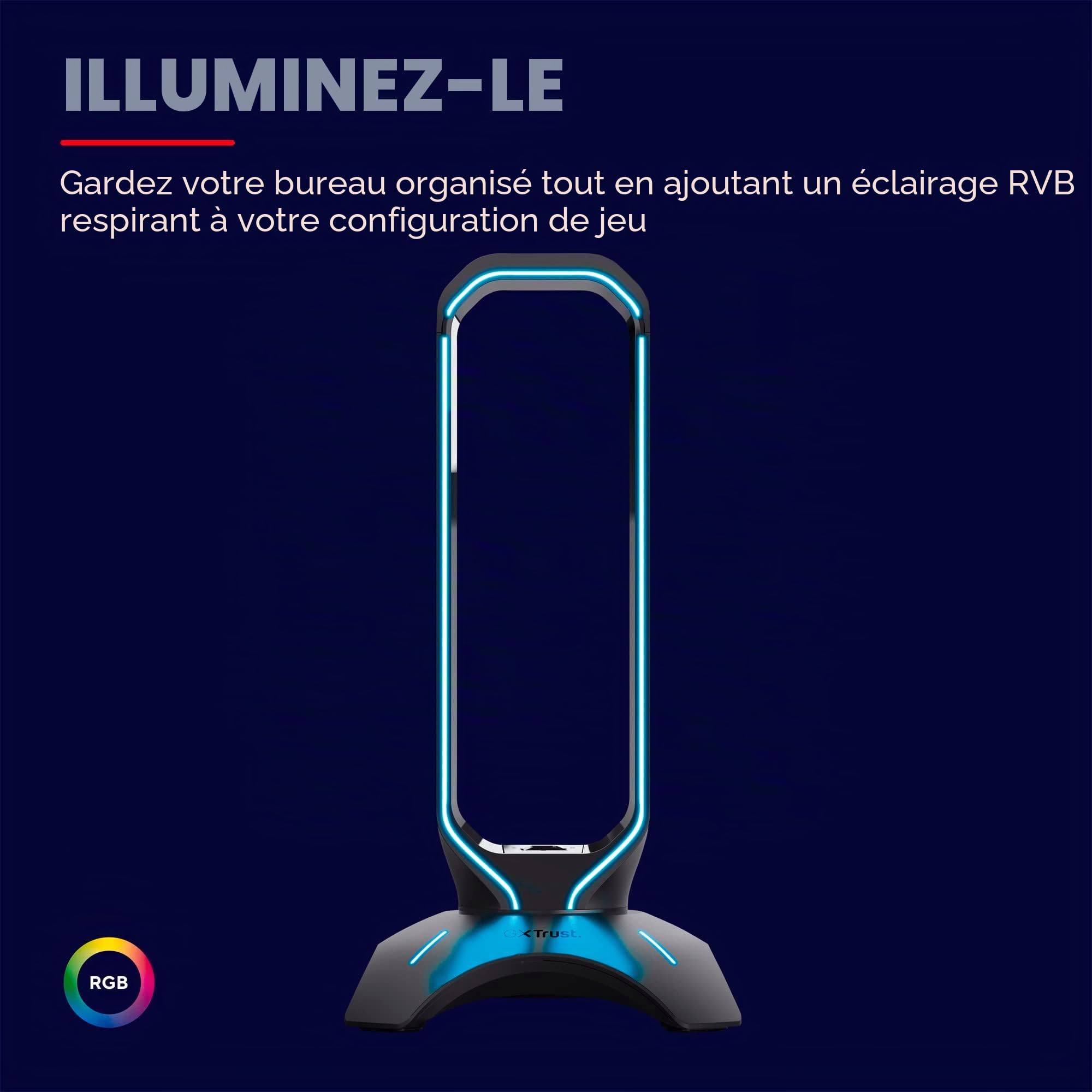 trust-gxt-265-cintar-support-pour-casque-gamer-rgb-avec-2-ports-usb-noir image 3