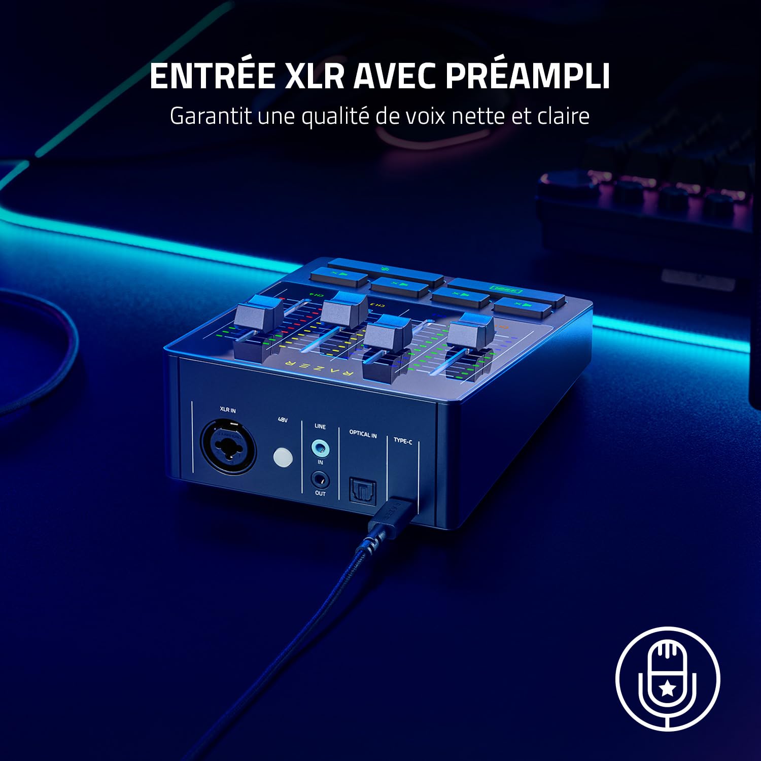 razer-audio-mixer-rz19-03860100-r3m1-mixeur-analogique-4-canaux-avec-entr-e-xlr- image 6