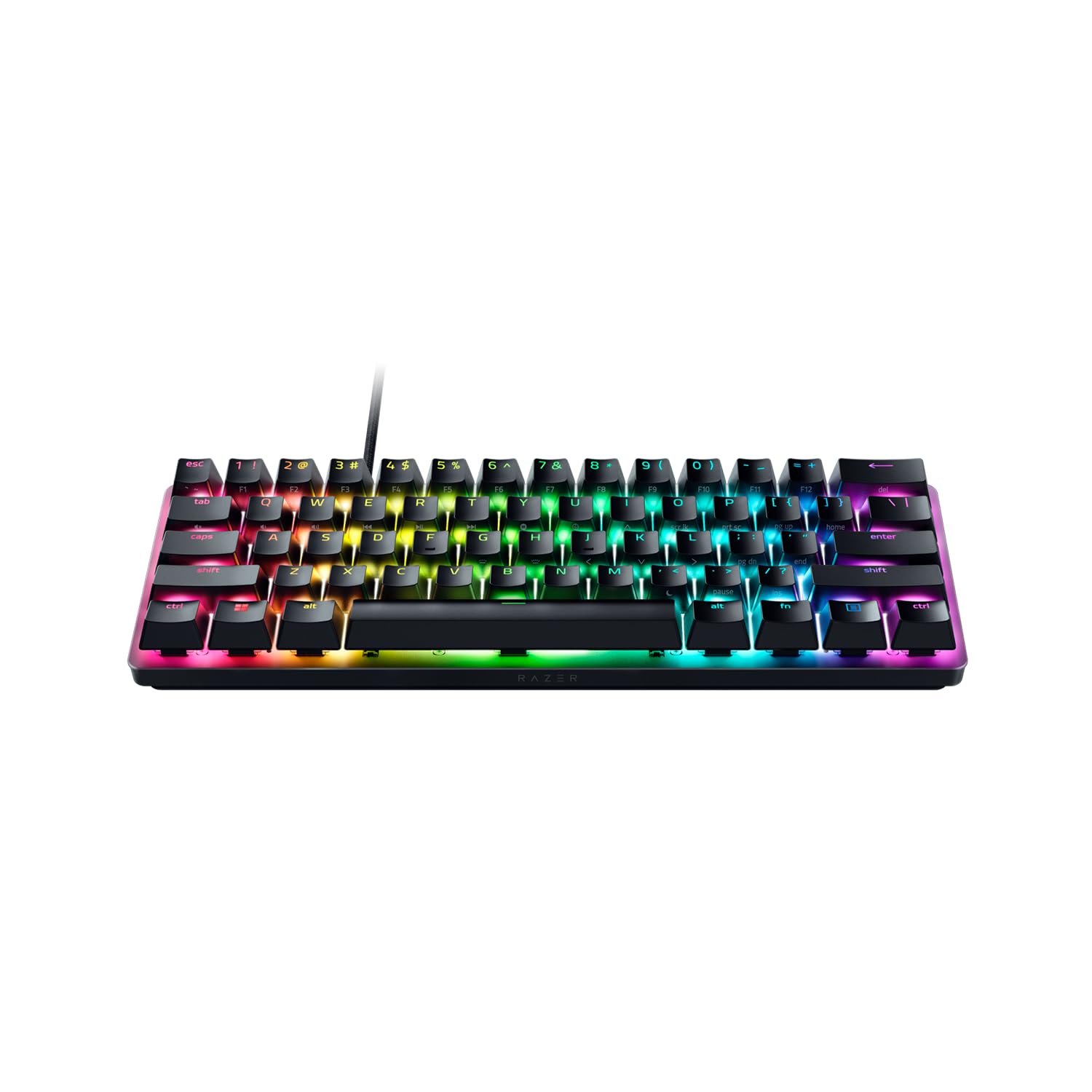 razer-huntsman-mini-switch-violet-clicky-clavier-gaming-compact-60-switches-opto image 2