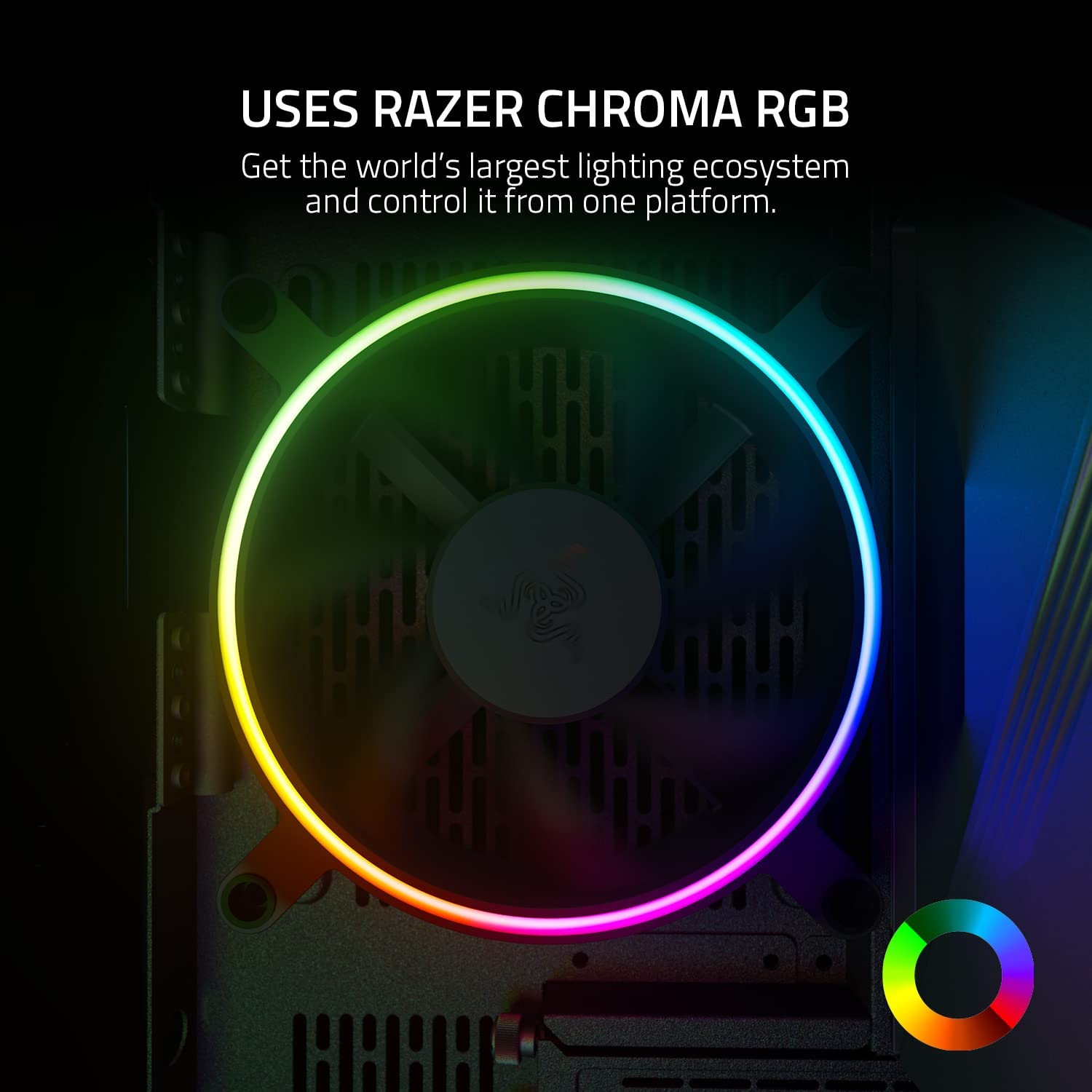 razer-kunai-chroma-140mm-ventilateur-pc-argb-roulement-hydraulique-pwm-cha-nable image 6