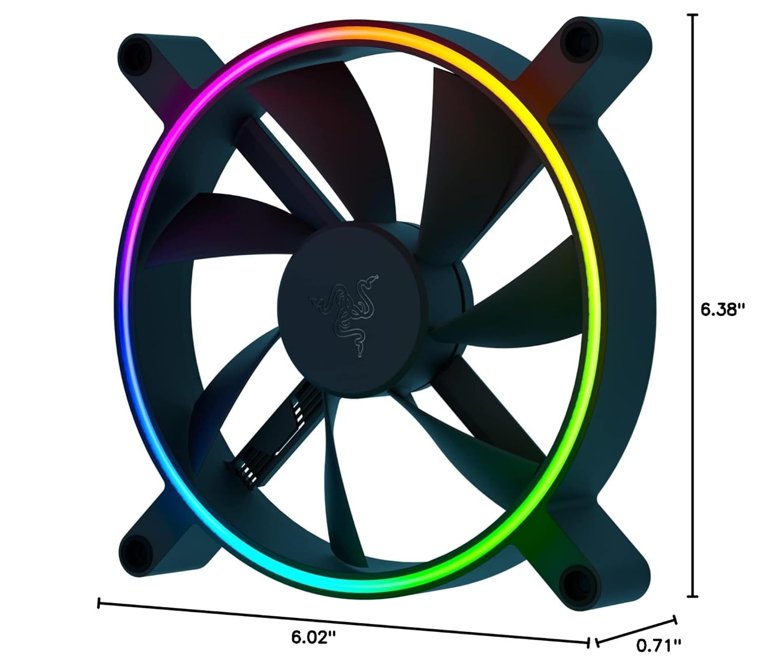 razer-kunai-chroma-140mm-ventilateur-pc-argb-roulement-hydraulique-pwm-cha-nable image 7