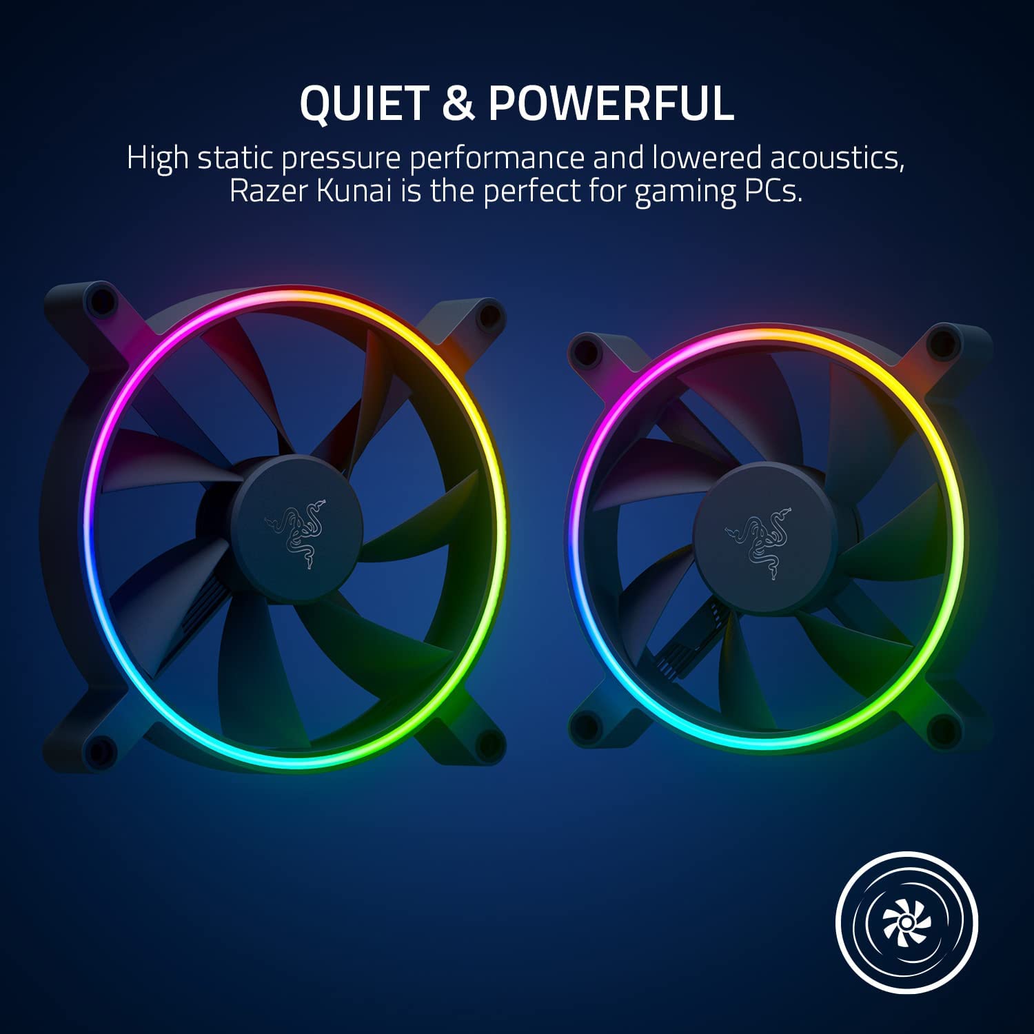razer-kunai-chroma-140mm-ventilateur-pc-argb-roulement-hydraulique-pwm-cha-nable image 3