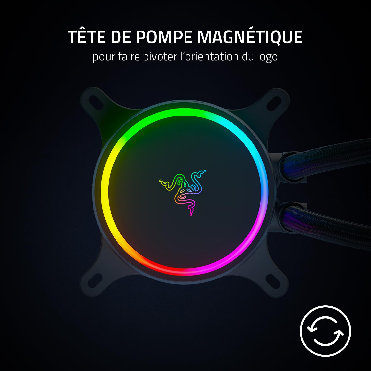 razer-hanbo-chroma-refroidisseur-de-liquide-aio-argb-240-mm-pour-cpu-ventilateur image 5