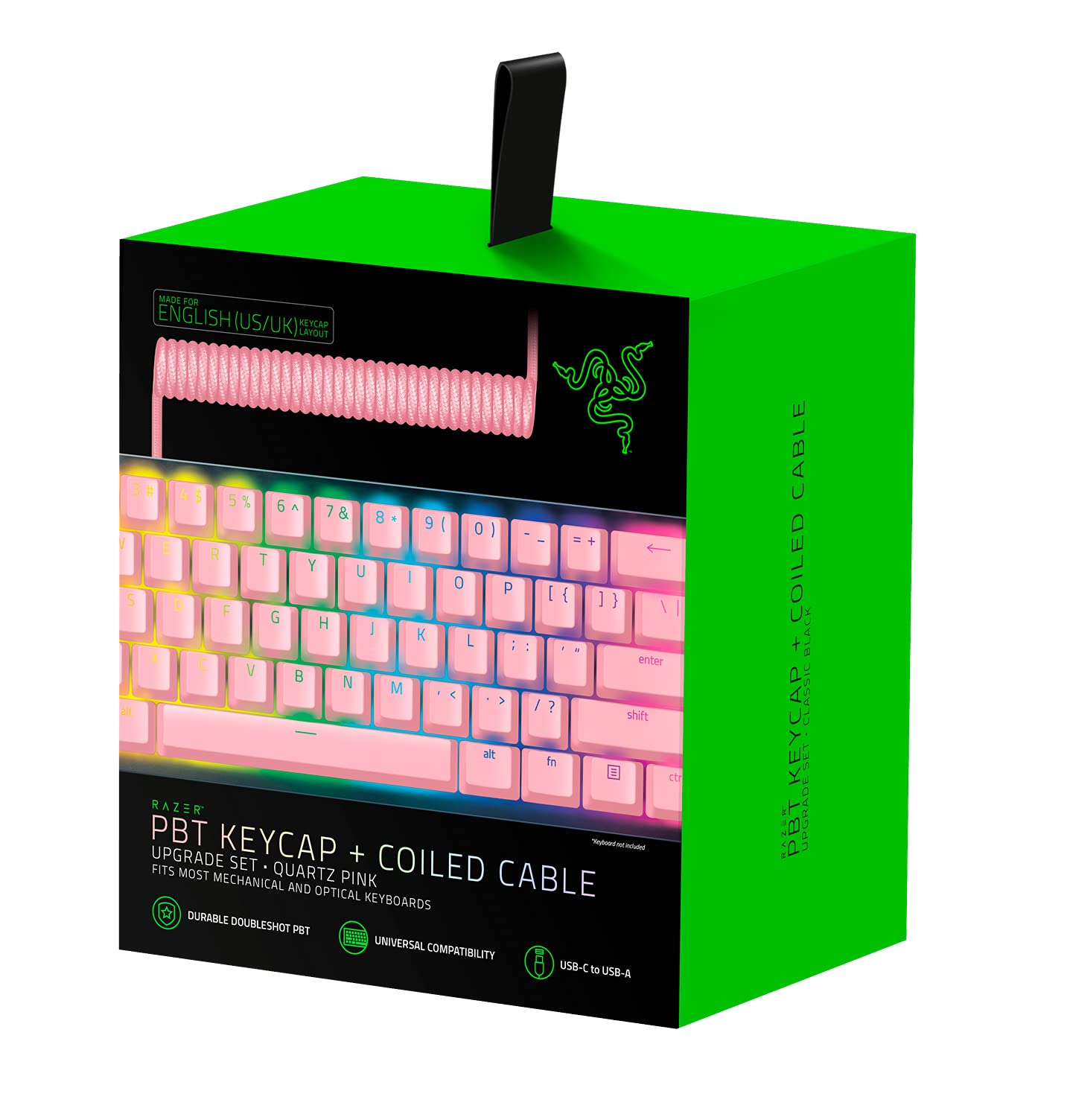 razer-pbt-keycap-upgrade-set-c-ble-spiralis-120-touches-pbt-doubleshot-c-ble-usb image 1