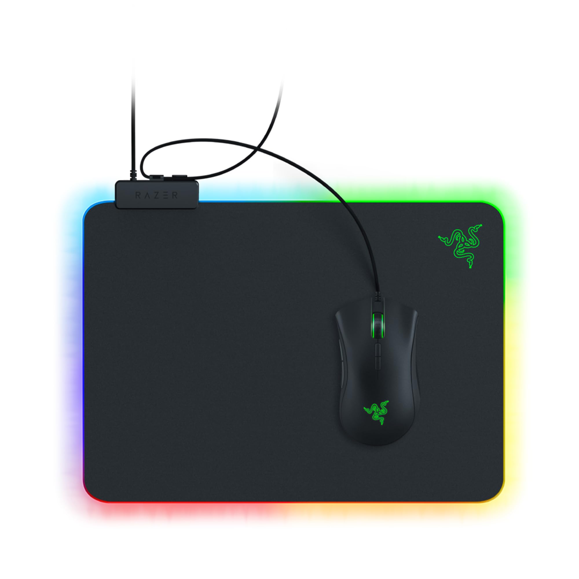 razer-firefly-v2-tapis-de-souris-gaming-chroma-rgb-avec-surface-microtextur-e-et image 2