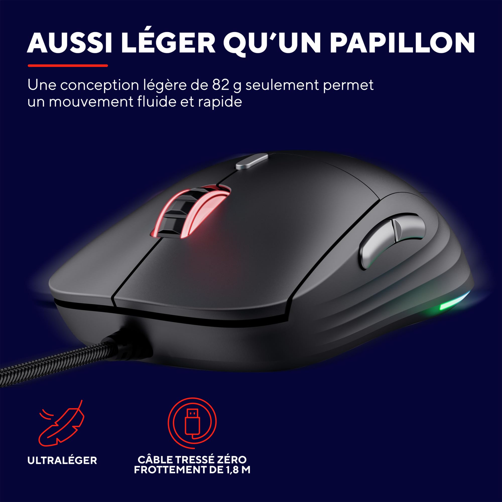 trust-gxt-redex-ii-souris-gaming-filaire-l-g-re-82-g-capteur-10000-dpi-6-boutons image 3
