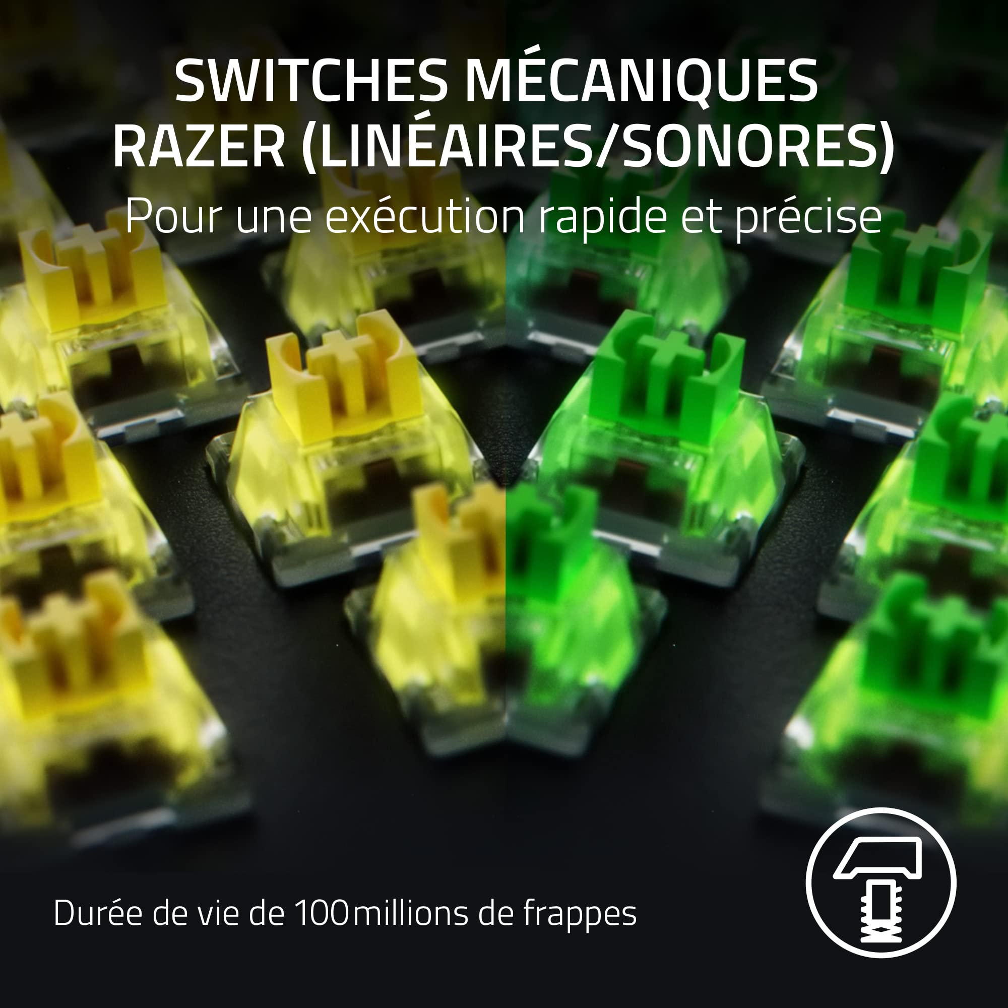 razer-blackwidow-v4-pro-switches-jaune-clavier-gamer-m-canique-azerty-avec-snap- image 2