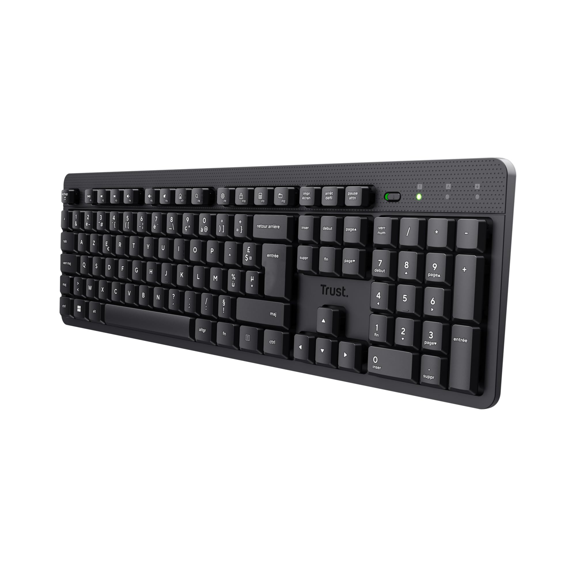 trust-ody-ii-clavier-sans-fil-azerty-silencieux-touches-plates-flottantes-r-sist image 1