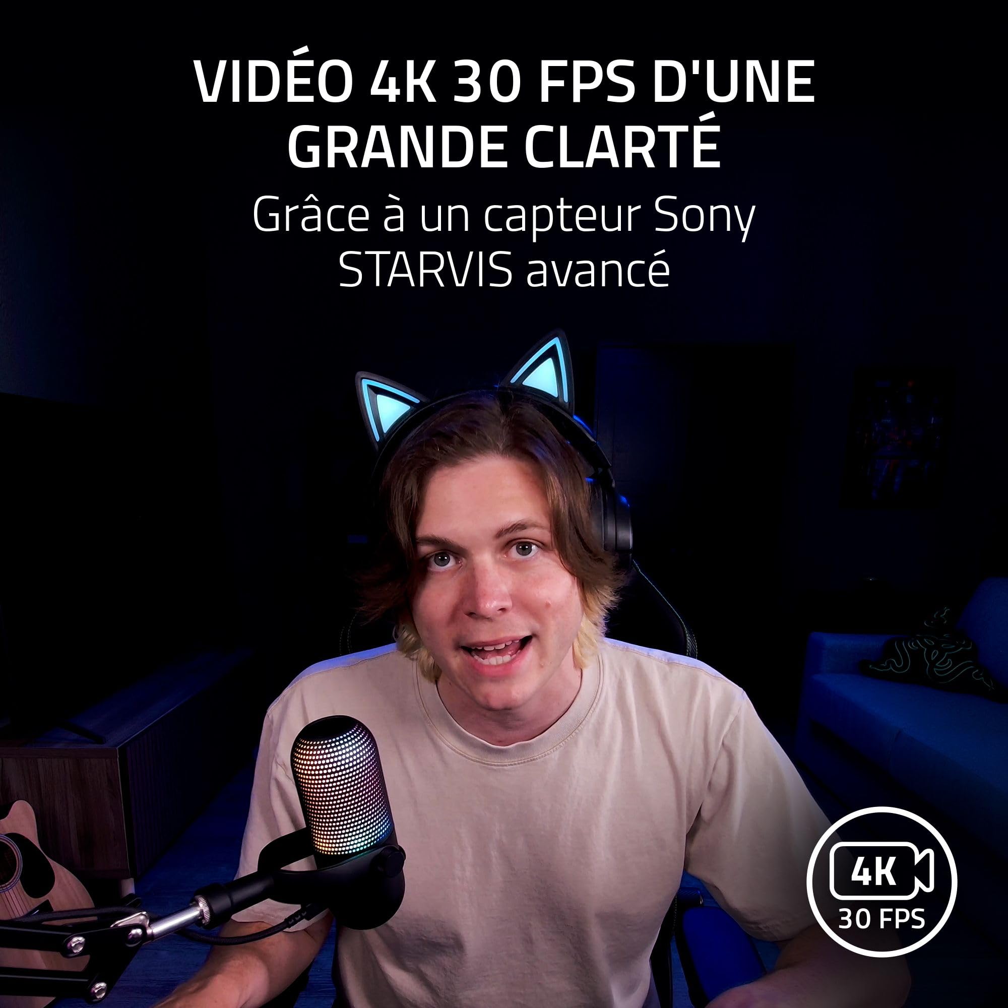 razer-kiyo-v2-webcam-4k-30-fps-avec-cadrage-automatique-ia-hdr-capteur-sony-star image 3