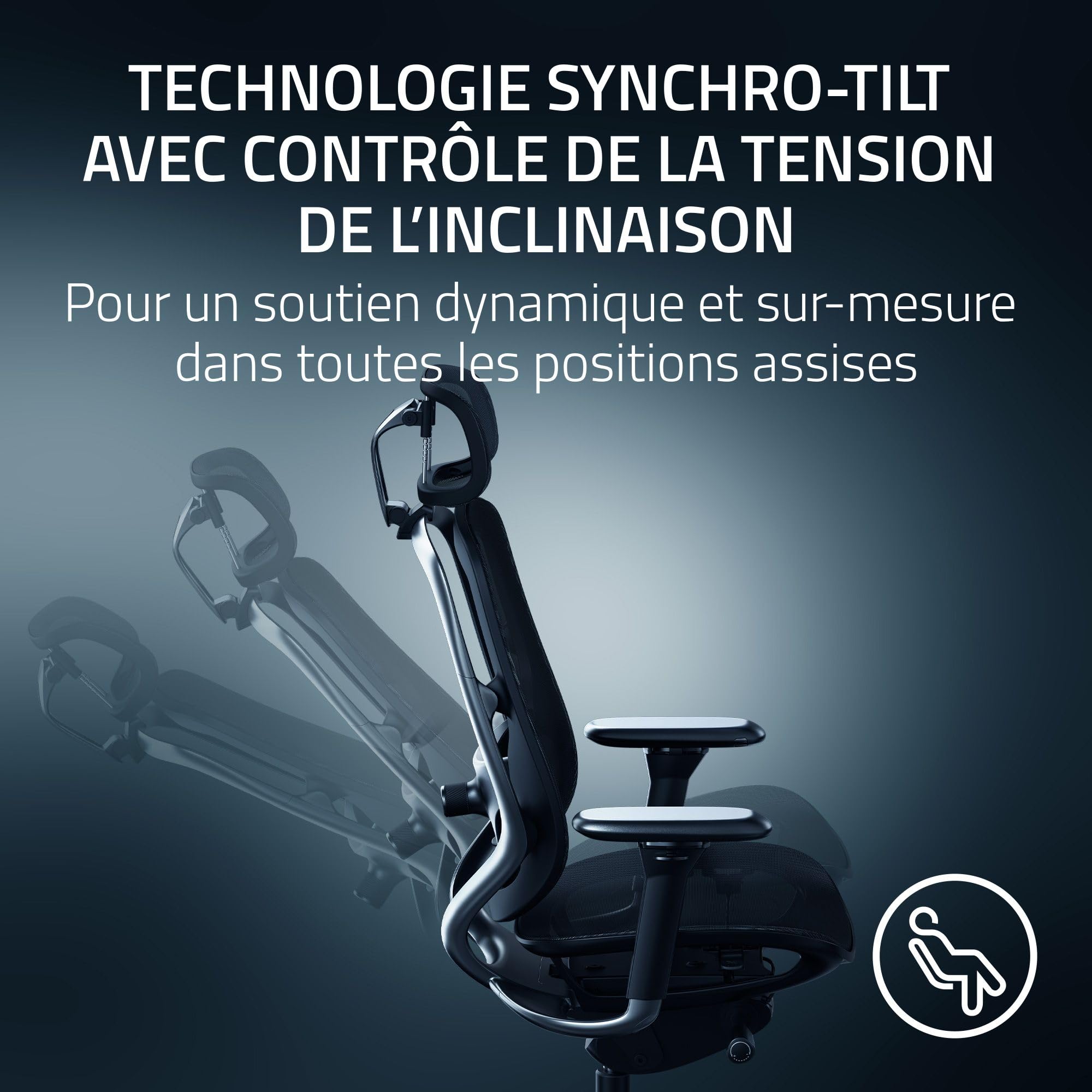 razer-fujin-pro-chaise-gaming-en-maille-respirante-avec-synchro-tilt-support-lom image 5