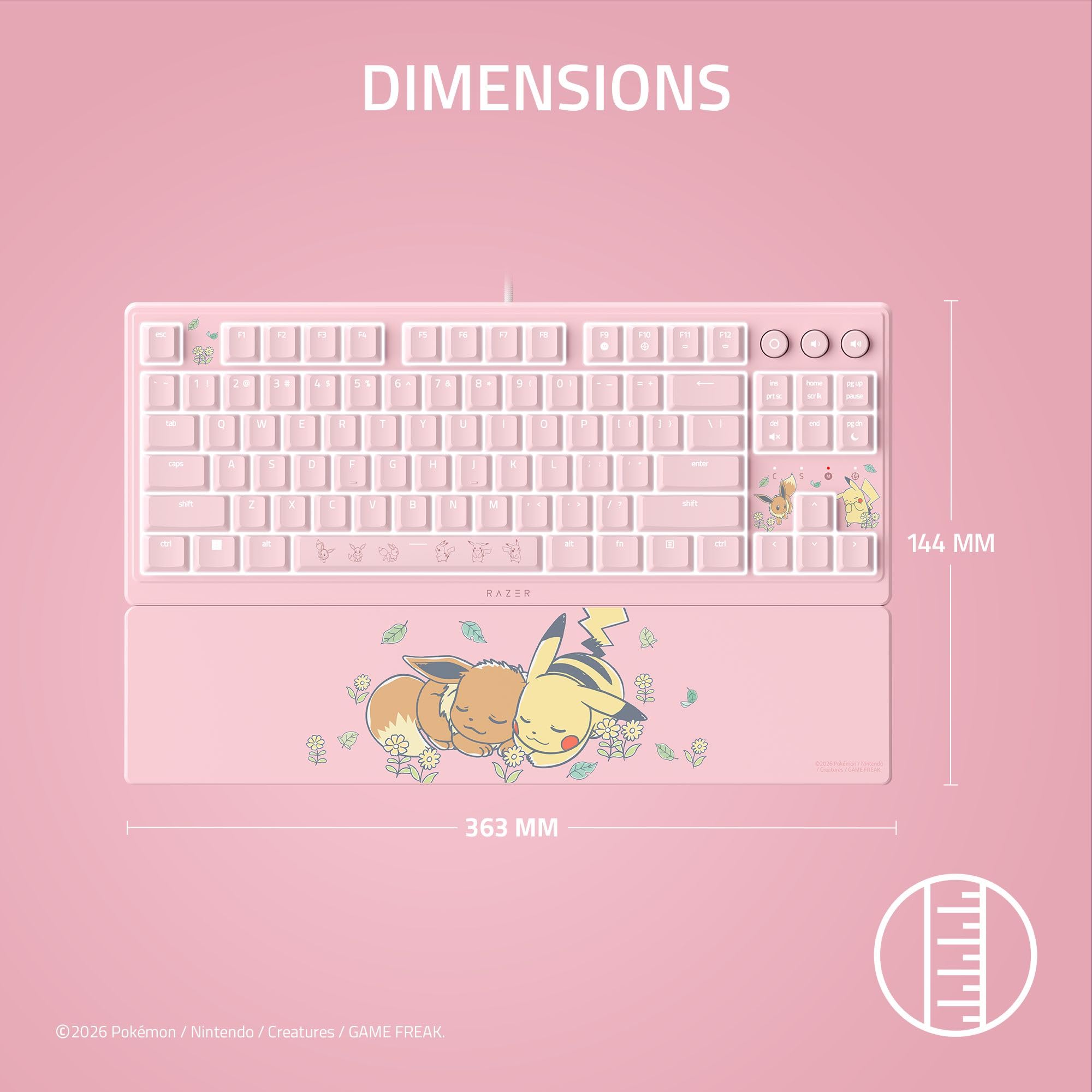 razer-ornata-v3-tenkeyless-dition-pok-mon-pikachu-eevee-clavier-gaming-compact-m image 8