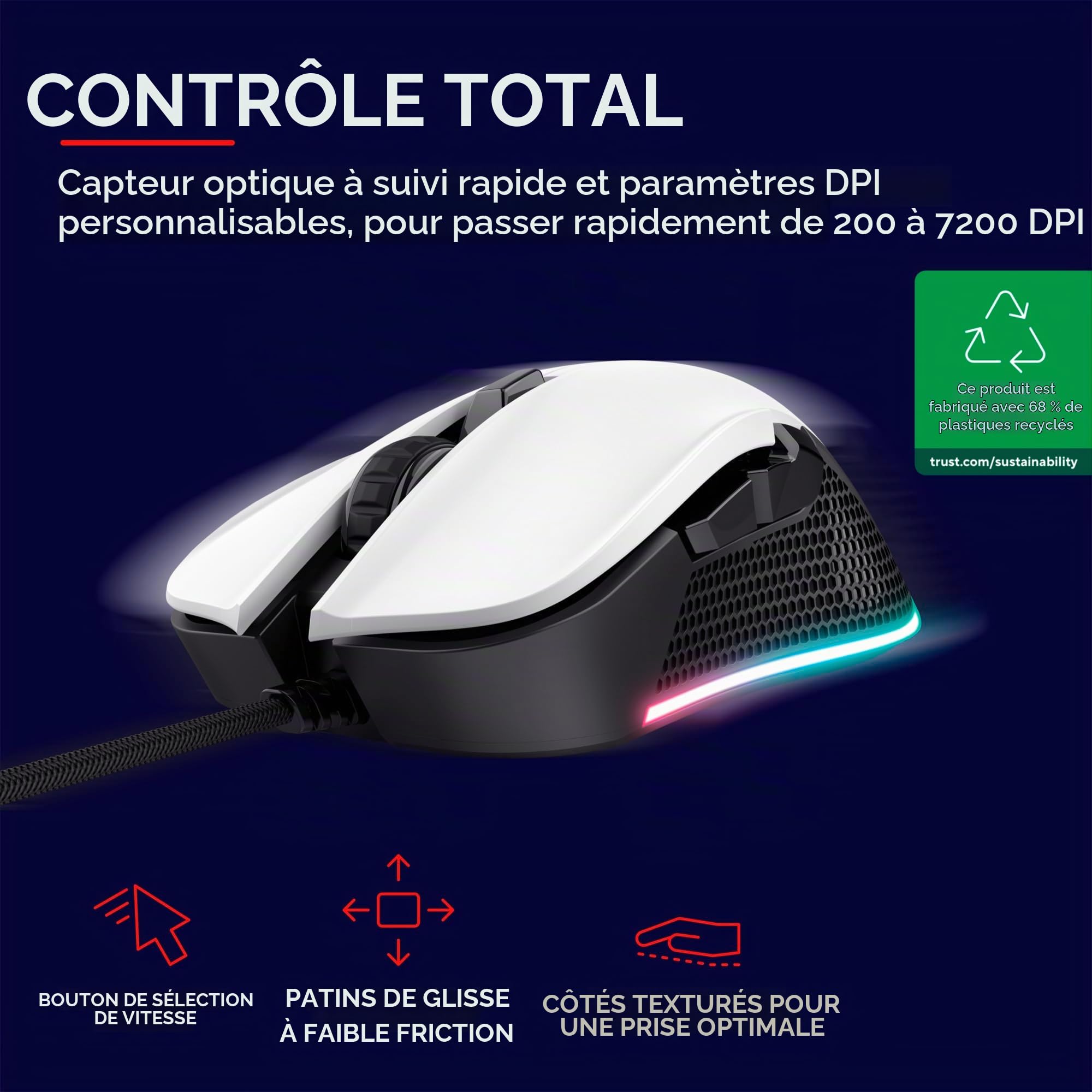 trust-gaming-gxt-922w-ybar-souris-gaming-filaire-usb-68-plastiques-recycl-s-rgb- image 2