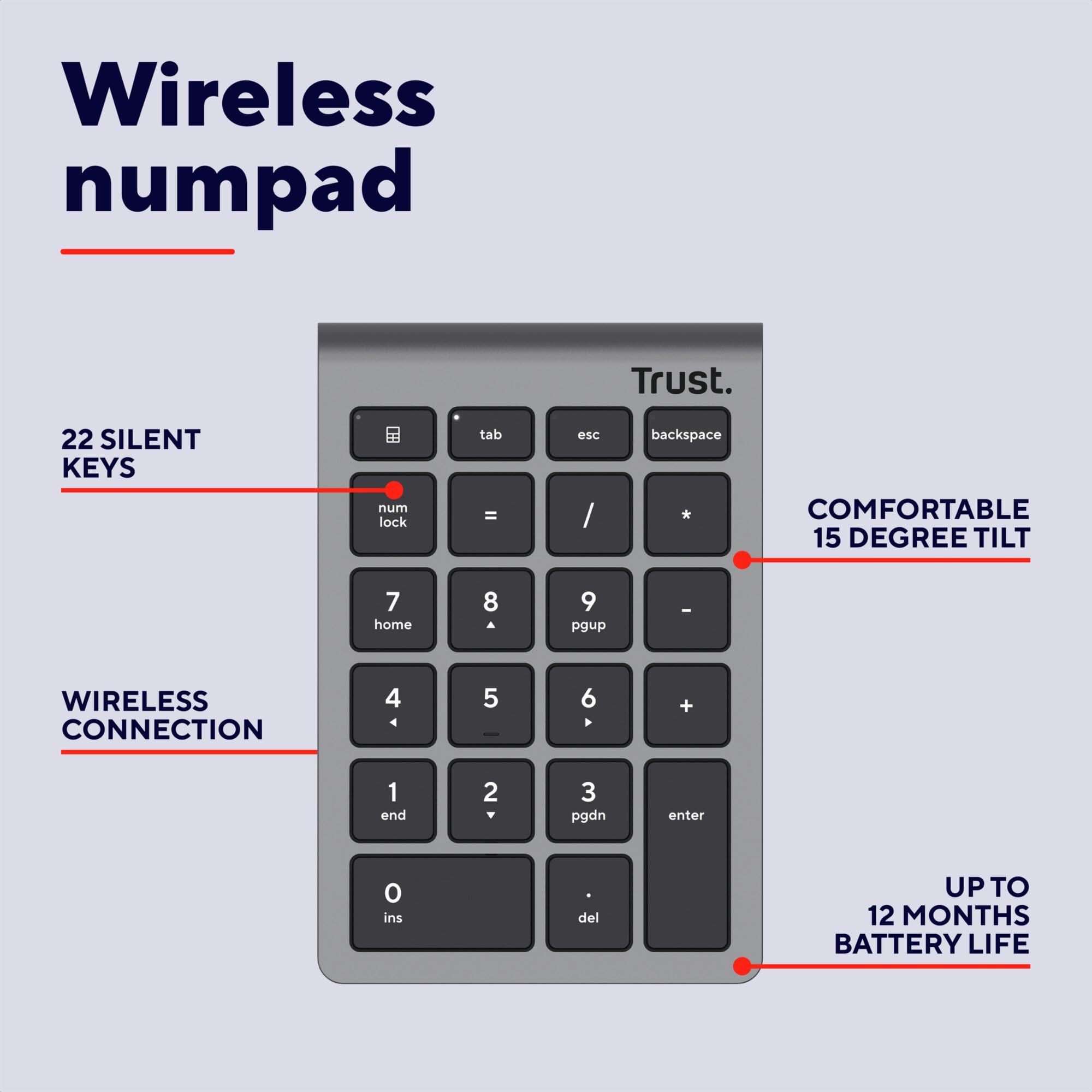 trust-xalas-pav-num-rique-sans-fil-numpad-compact-22-touches-avec-r-cepteur-usb- image 2