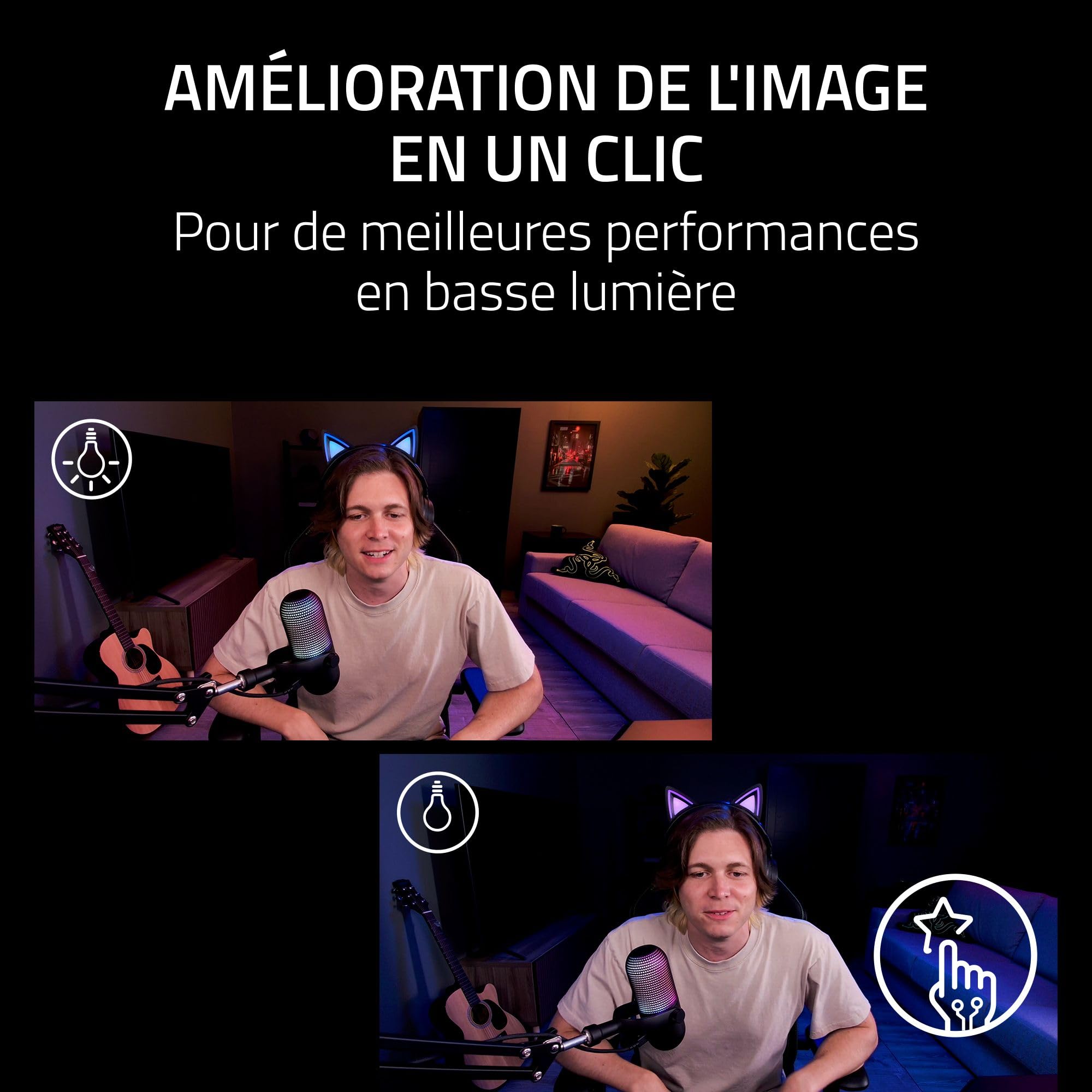 razer-kiyo-v2-webcam-4k-30-fps-avec-cadrage-automatique-ia-hdr-capteur-sony-star image 5