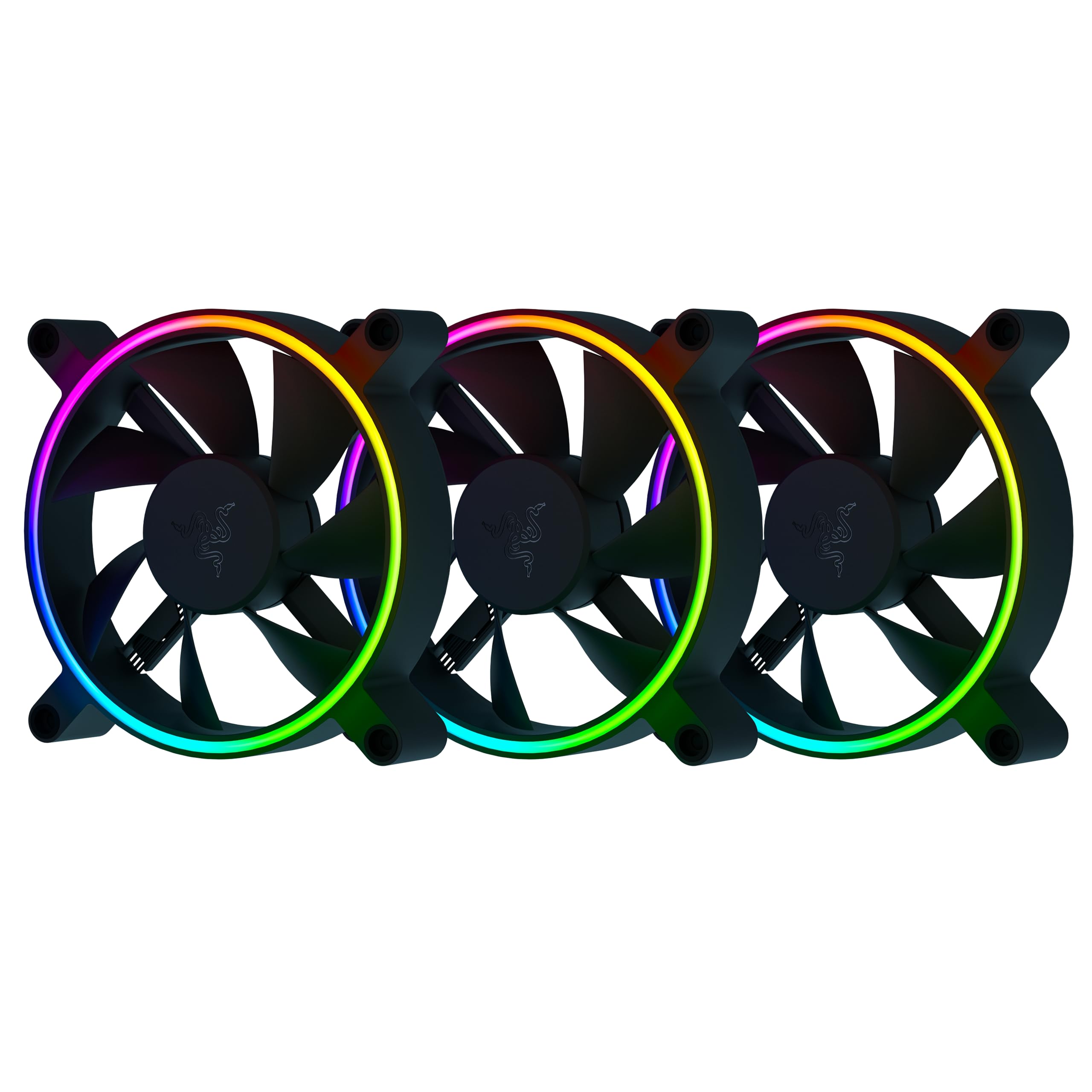 razer-kunai-chroma-120mm-ventilateur-pc-hydraulique-argb-pwm-pack-3-ventilateurs image 1