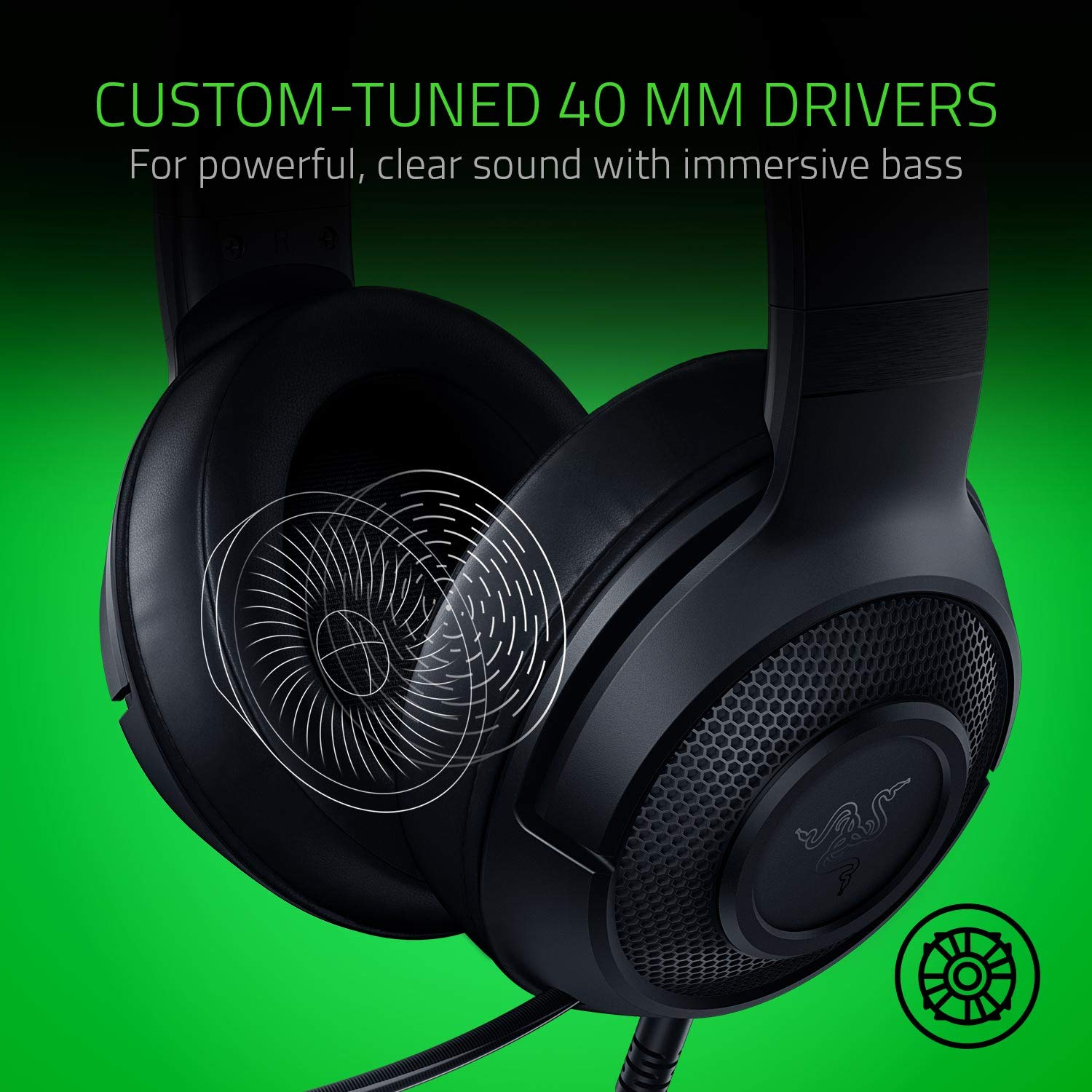 razer-kraken-x-lite-casque-gaming-filaire-circum-auriculaire-l-ger-noir-w1282627 image 6