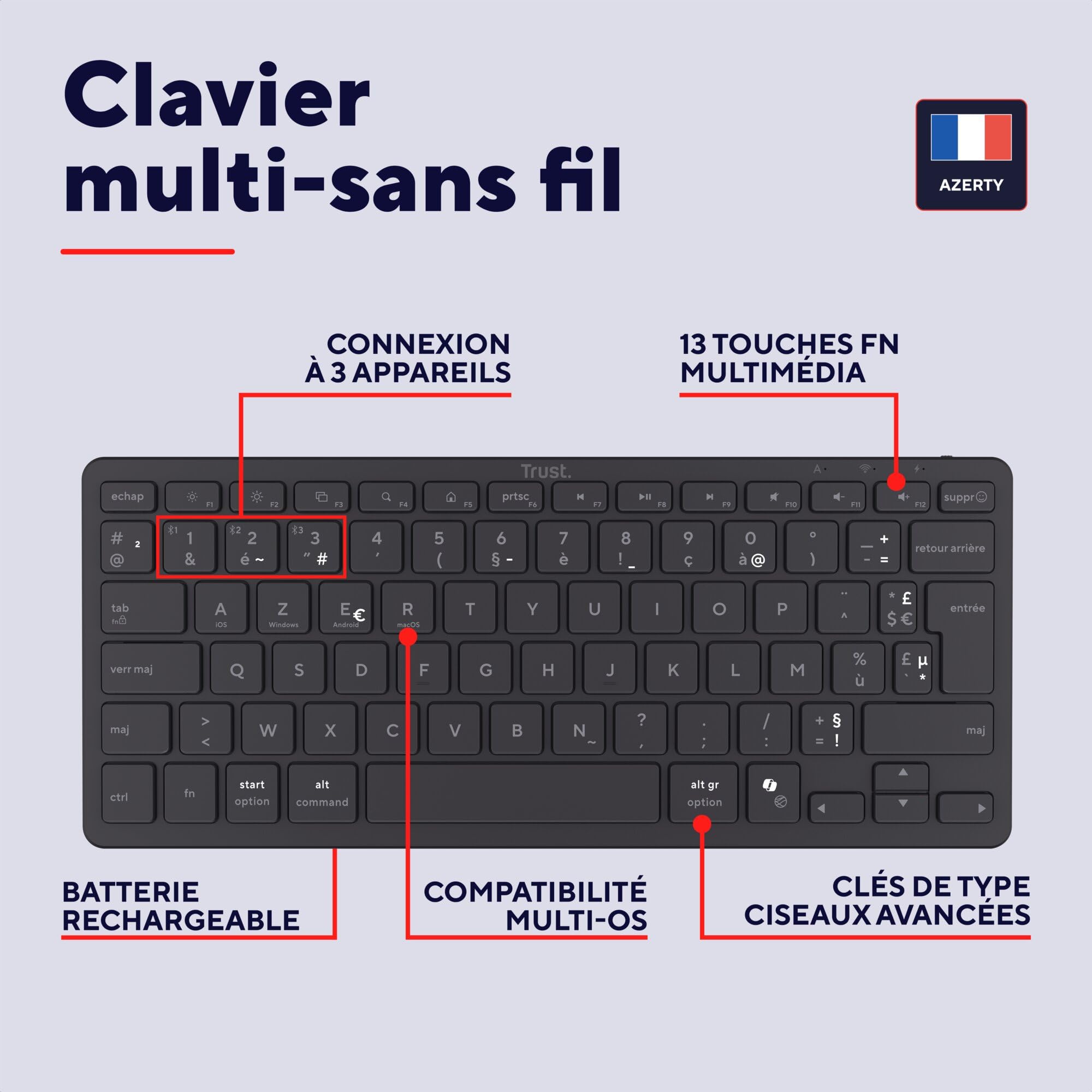 trust-vira-clavier-sans-fil-bluetooth-azerty-fran-ais-rechargeable-multi-apparei image 2