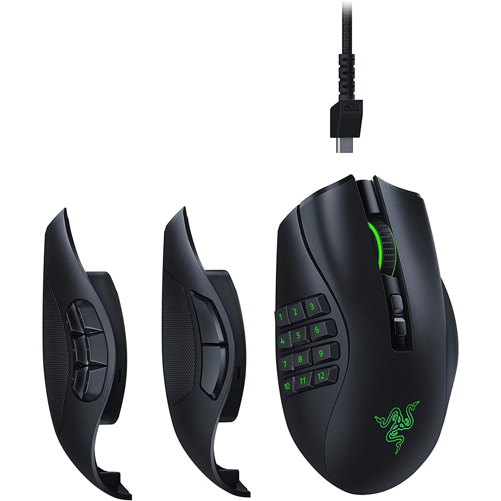 razer-naga-pro-souris-gaming-sans-fil-modulaire-panneaux-lat-raux-interchangeabl image 1