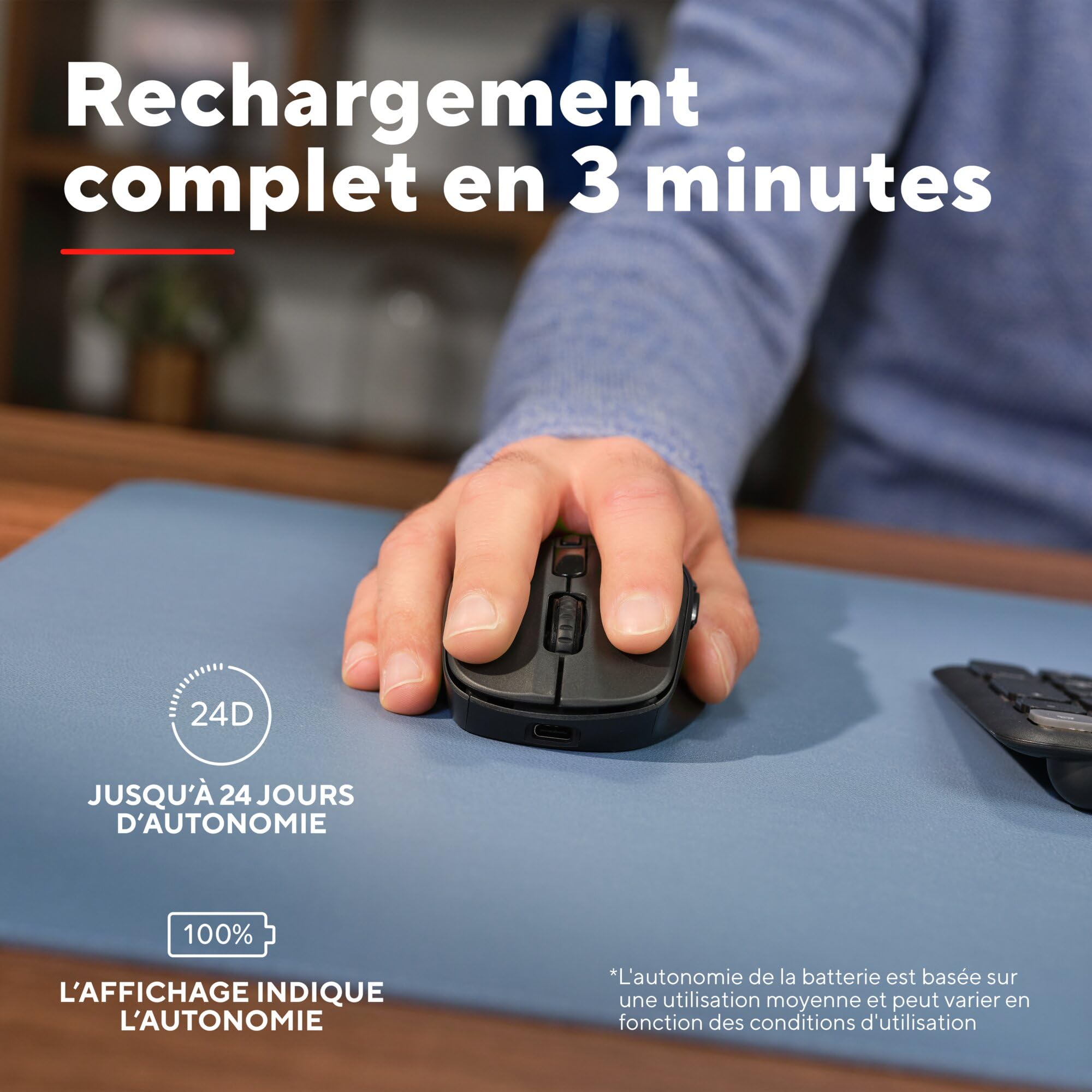 trust-zevo-souris-sans-fil-multi-appareils-recharge-ultra-rapide-noire-bluetooth image 3