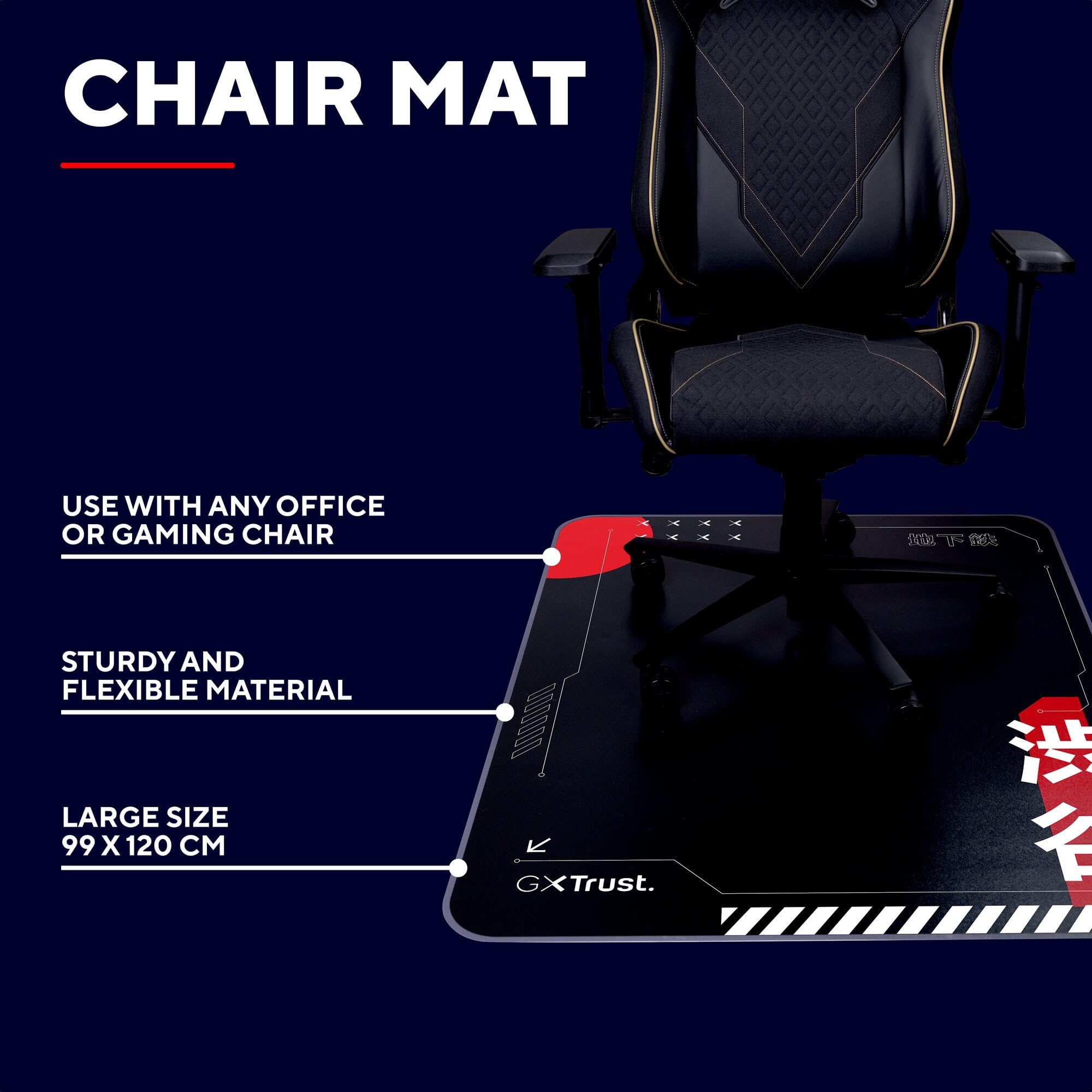 trust-gxt-718-japan-tokyo-tapis-de-chaise-gaming-99-x-120-cm-r-sistant-anti-rayu image 2