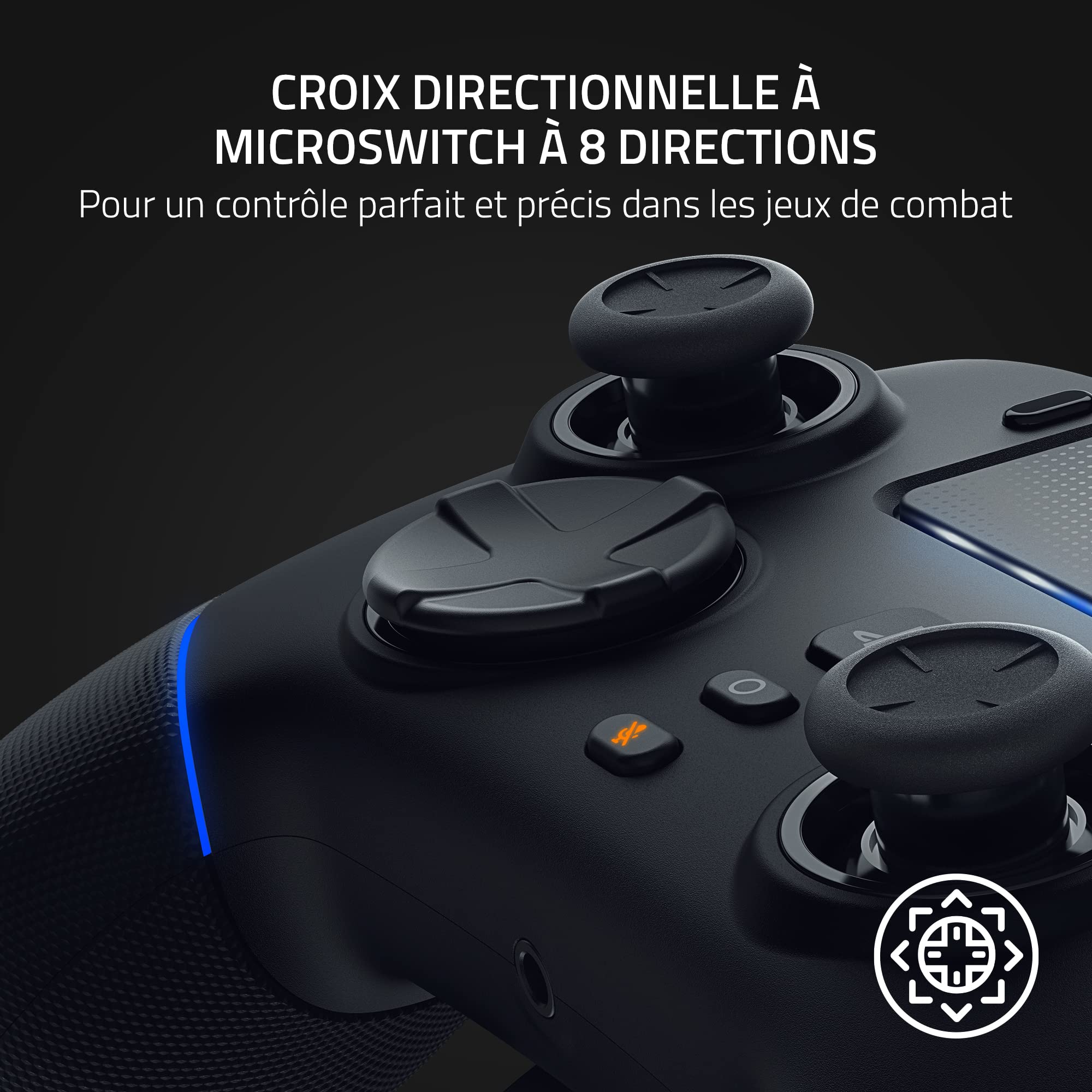 razer-wolverine-v2-pro-manette-de-jeu-sans-fil-sous-licence-ps5-et-pc-hyperspeed image 5