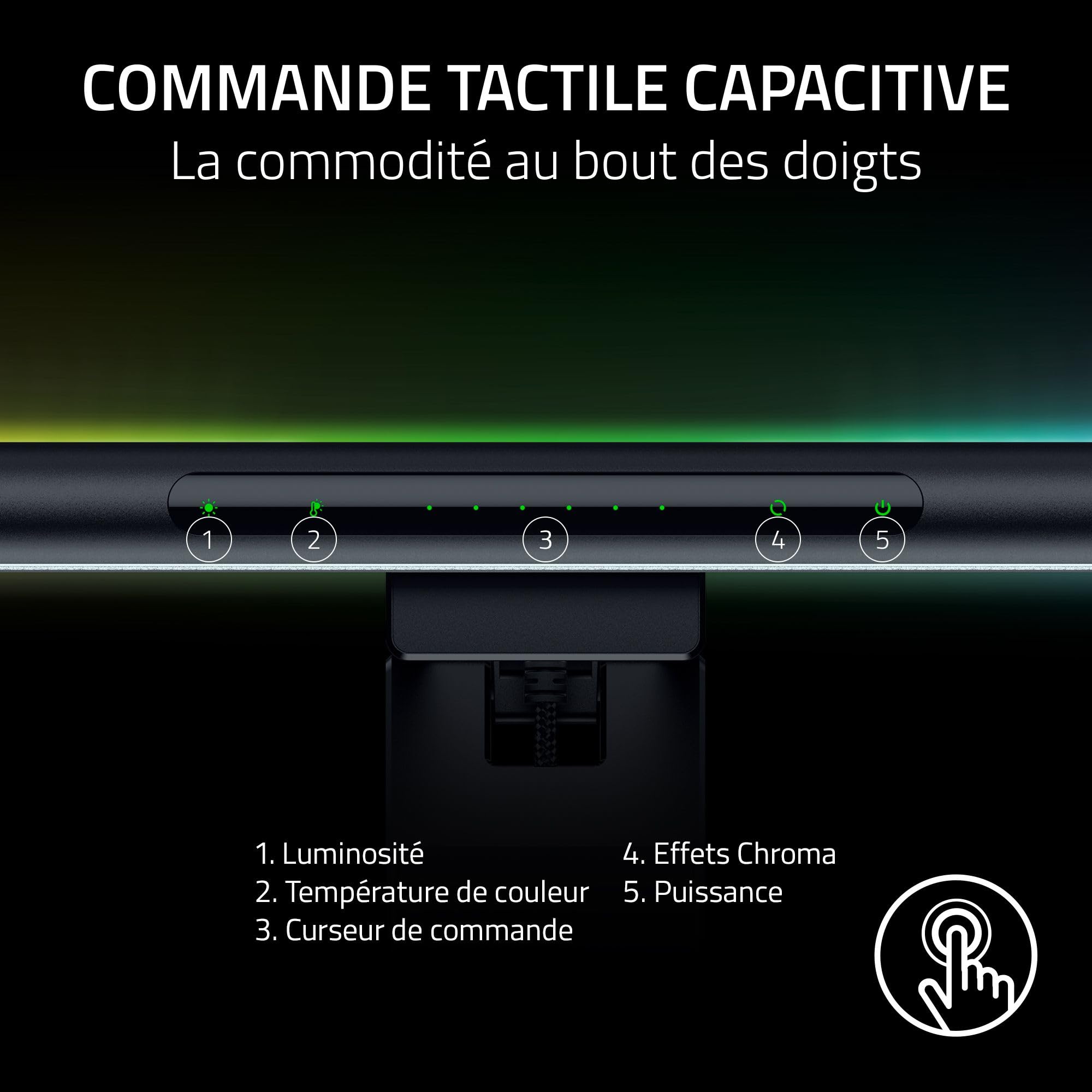 razer-aether-monitor-light-bar-lampe-d-cran-usb-rgb-chroma-temp-rature-de-couleu image 4
