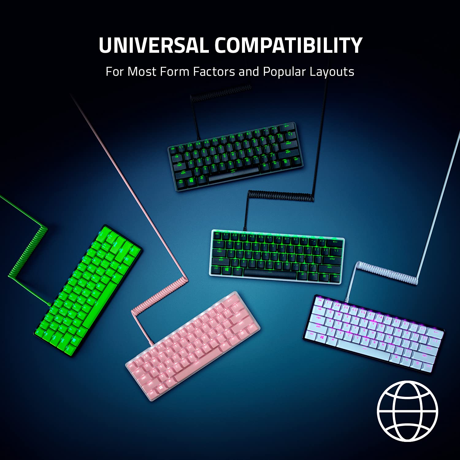 razer-pbt-keycap-upgrade-set-c-ble-spiralis-120-touches-pbt-doubleshot-c-ble-usb image 6