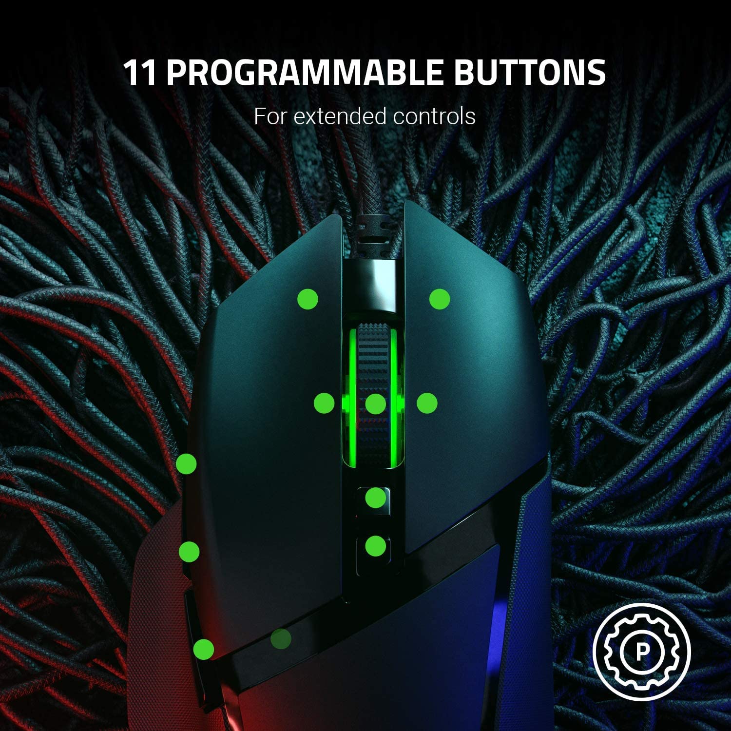 razer-basilisk-v2-souris-gaming-fps-filaire-capteur-focus-20k-dpi-11-boutons-pro image 3