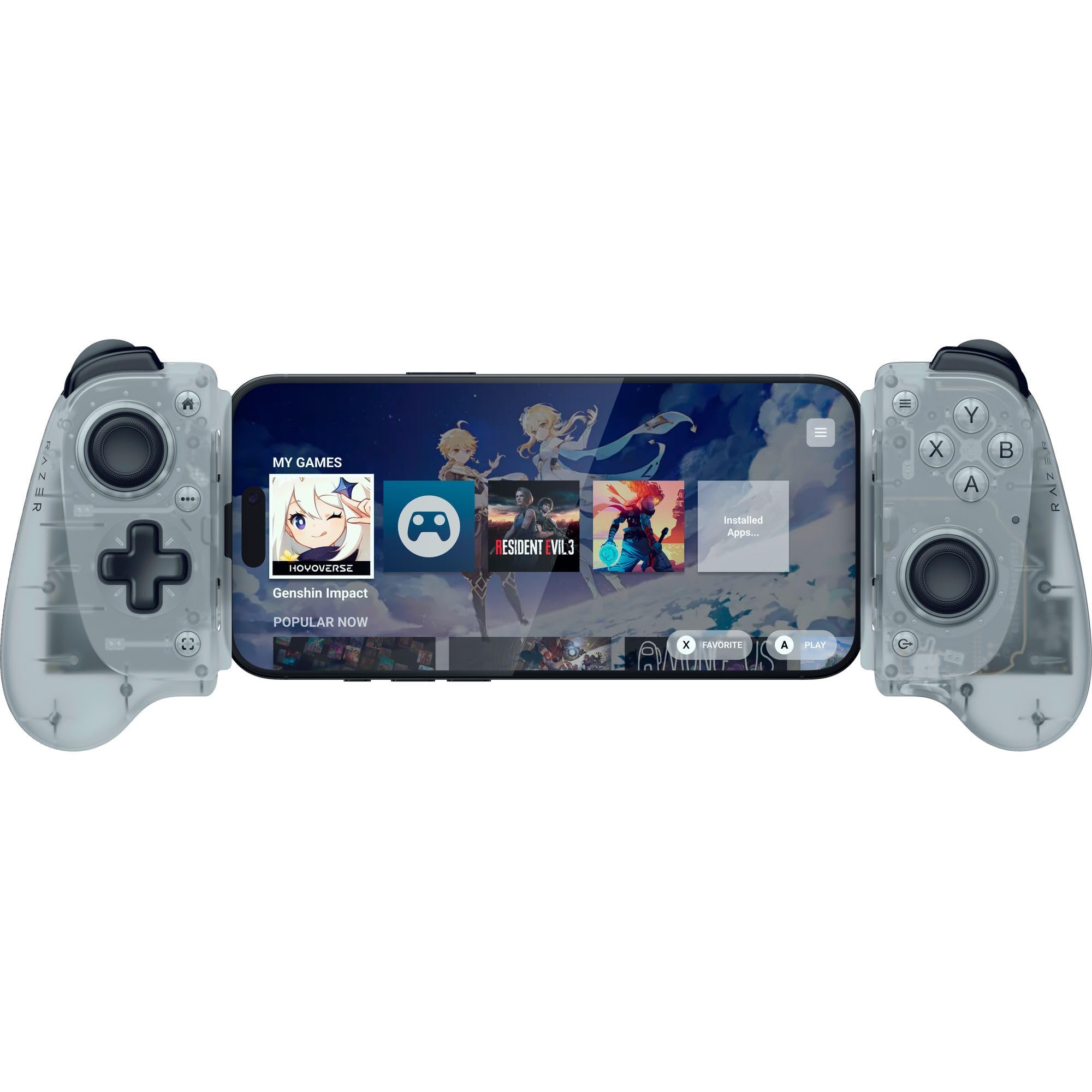 razer-kishi-v3-manette-mobile-pleine-taille-phantom-white-pour-iphone-et-android image 8
