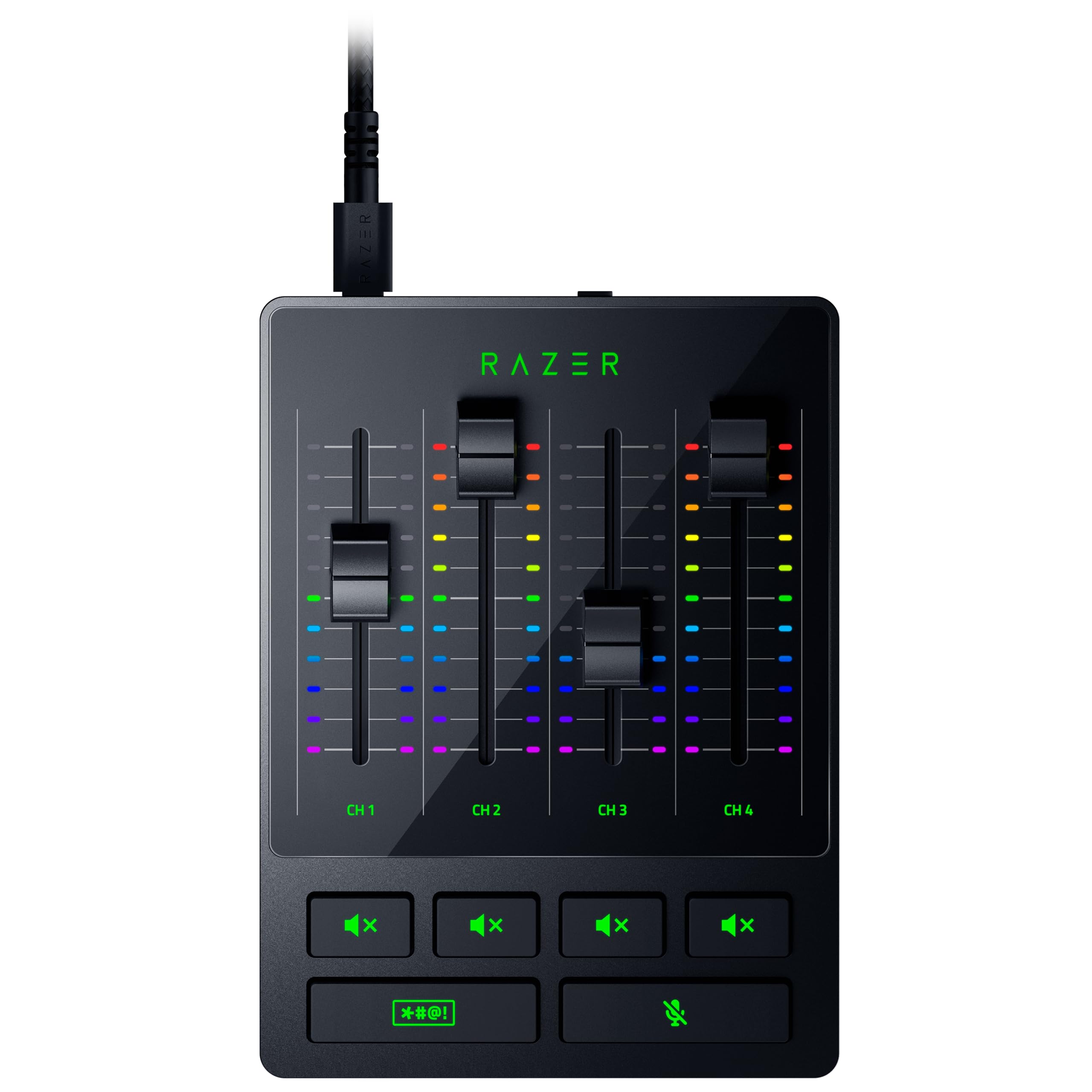 razer-audio-mixer-rz19-03860100-r3m1-mixeur-analogique-4-canaux-avec-entr-e-xlr- image 1