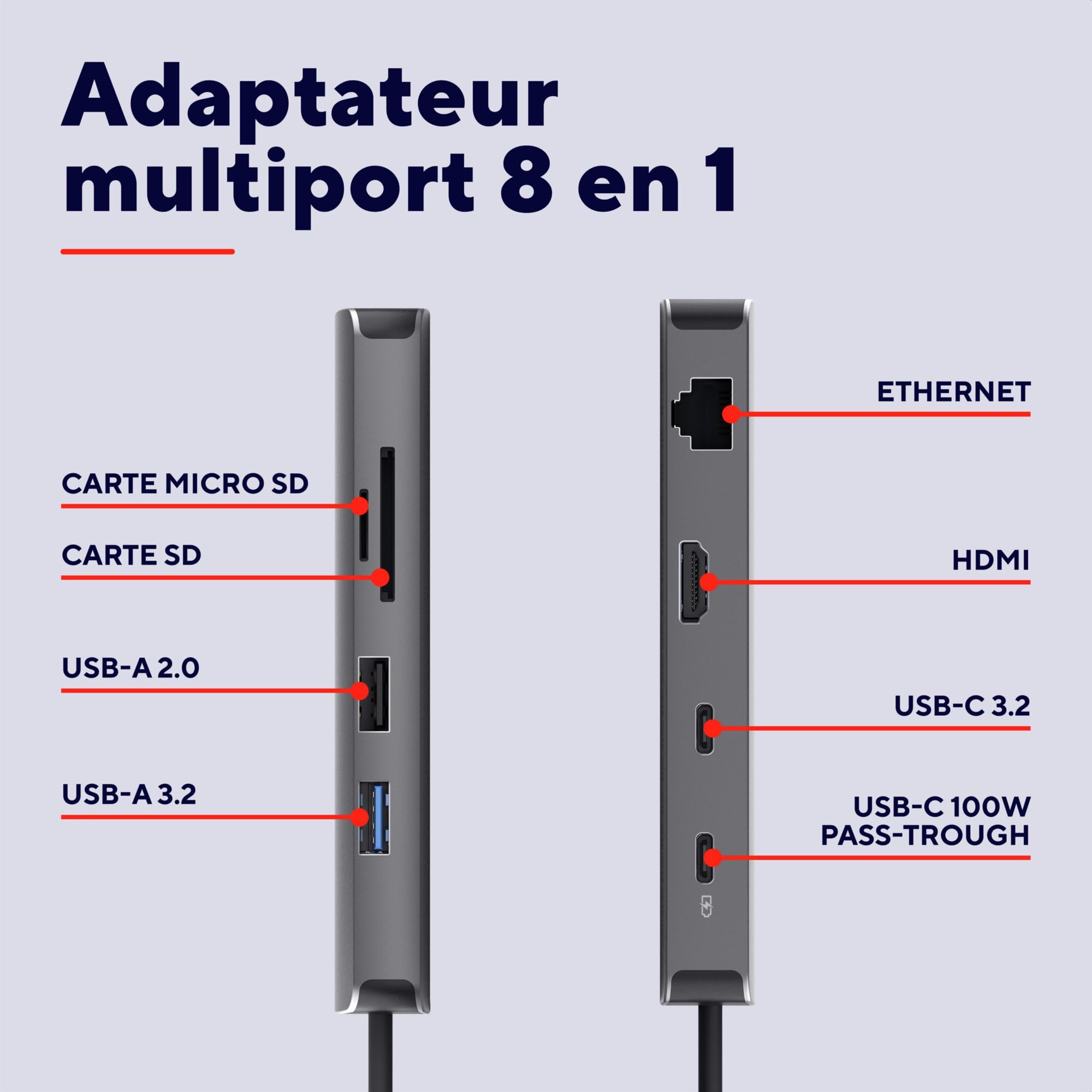 trust-vylor-hub-usb-c-8-en-1-aluminium-hdmi-4k-60hz-ethernet-gigabit-lecteur-sd- image 2