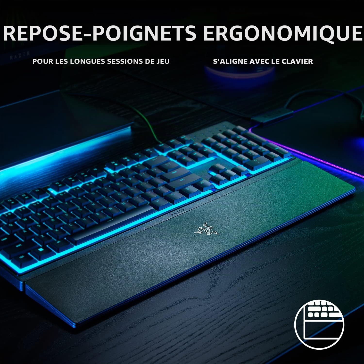 razer-ornata-v3-x-clavier-gaming-membrane-profil-bas-chroma-rgb-switches-hybride image 4