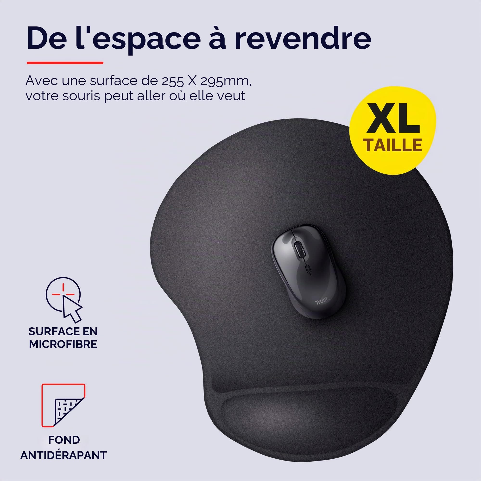 trust-bigfoot-xl-tapis-de-souris-ergonomique-avec-repose-poignet-en-gel-souple-2 image 3