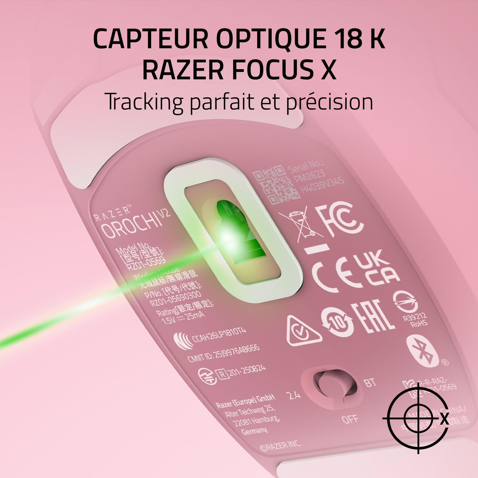 razer-orochi-v2-quartz-souris-gaming-sans-fil-portable-hyperspeed-bluetooth-capt image 6