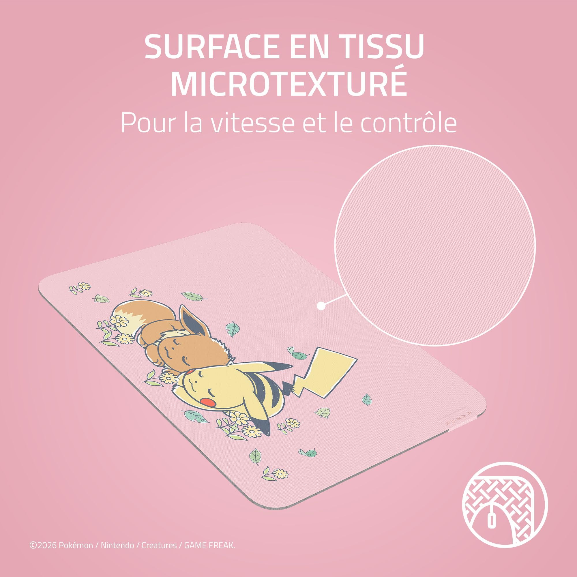razer-gigantus-v2-medium-dition-pok-mon-pikachu-eevee-tapis-de-souris-gaming-sou image 2