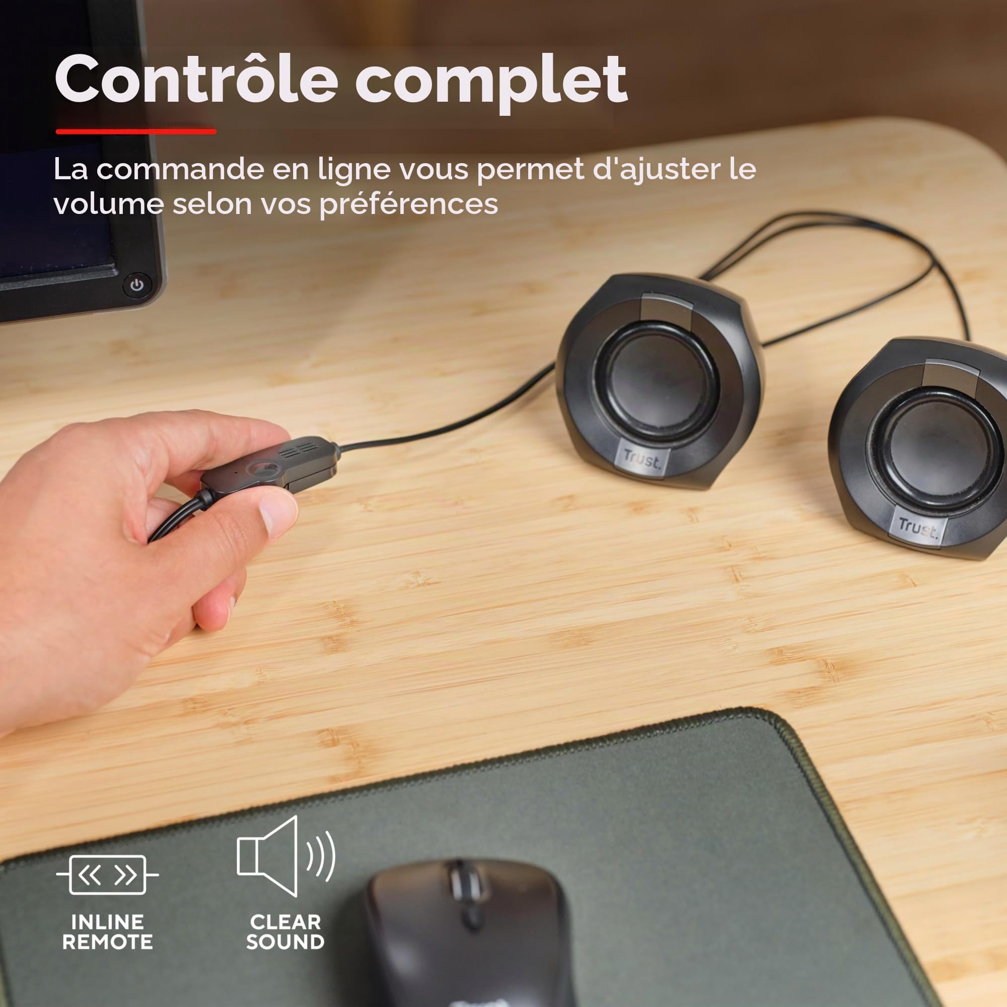 trust-polo-enceintes-pc-2-0-compactes-8-w-4-w-rms-alimentation-usb-jack-aux-3-5- image 3