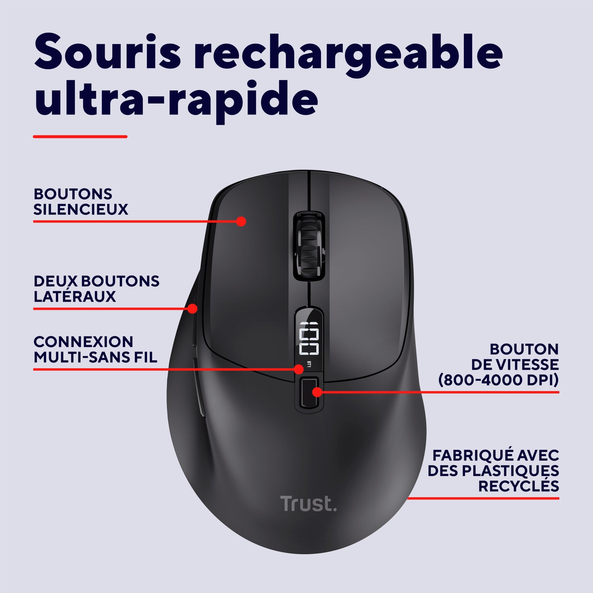 trust-zevo-souris-sans-fil-multi-appareils-recharge-ultra-rapide-noire-bluetooth image 2